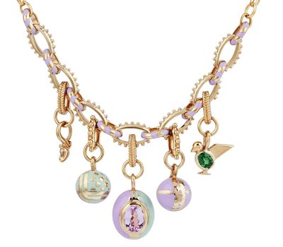 Alice Cicolini Sari 7 link charm necklace 