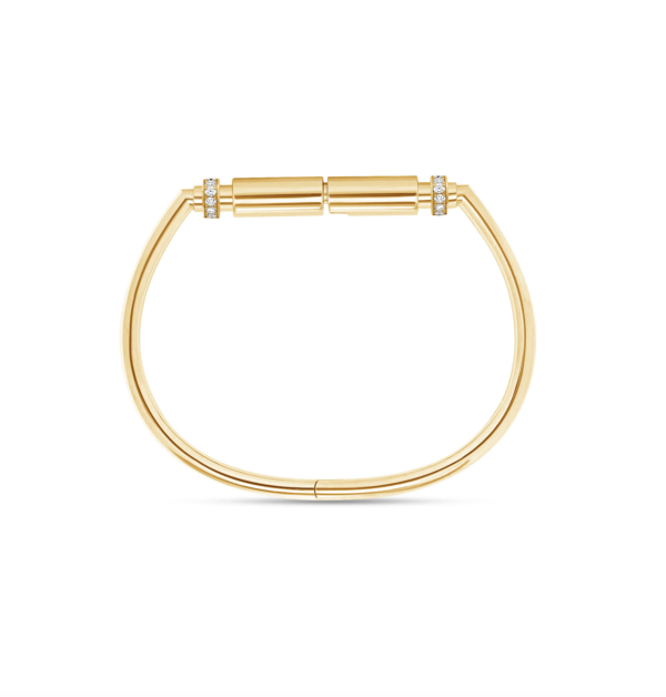 The Dainty in 18K gold with diamonds